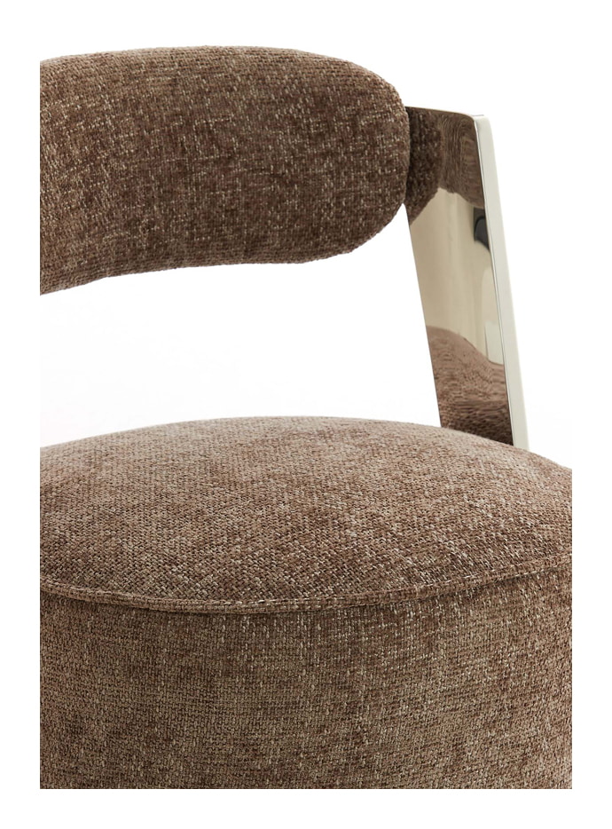 Light & Living Fauteuil 'Kemena' kleur Grijs/Bruin
