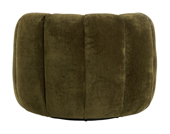 Light & Living Fauteuil 'Amara' Velvet, kleur Olijfgroen