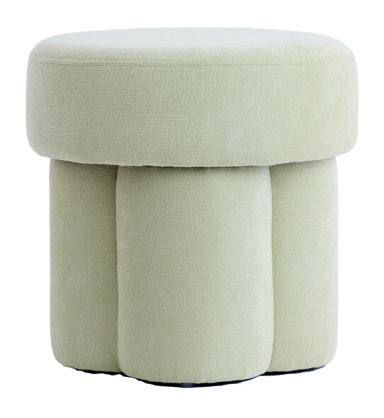 Light & Living Poef 'Curtea' kleur Lichtgroen