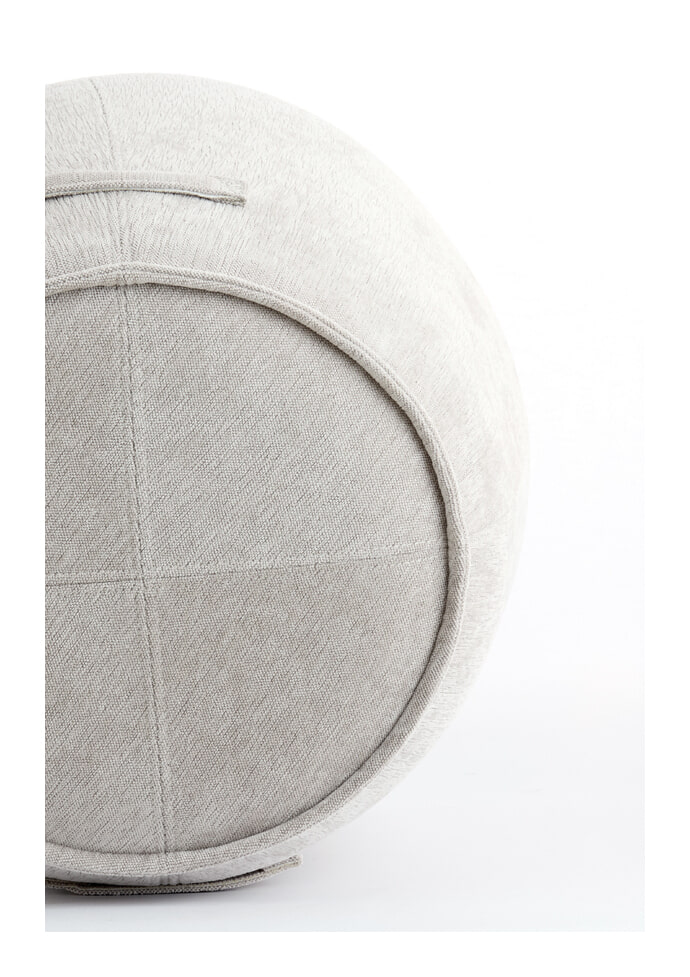 Light & Living Poef 'Sibiu' 50cm, kleur Zand