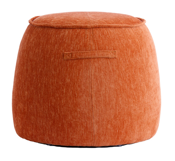 Light & Living Poef 'Sibiu' 50cm, kleur Oranje