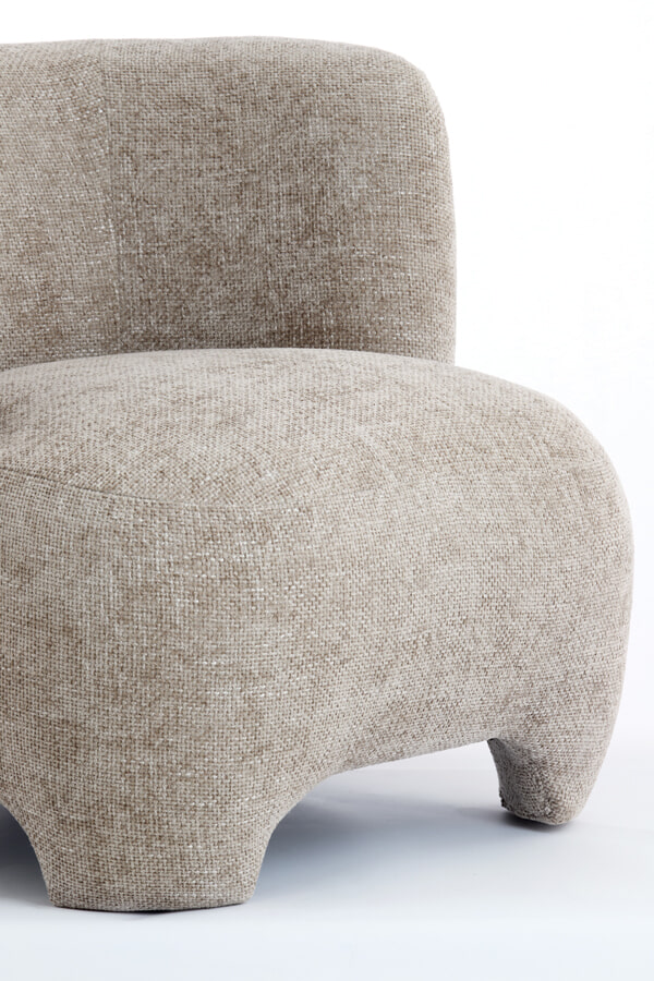 Light & Living Fauteuil 'Zenica' kleur Lichtbruin