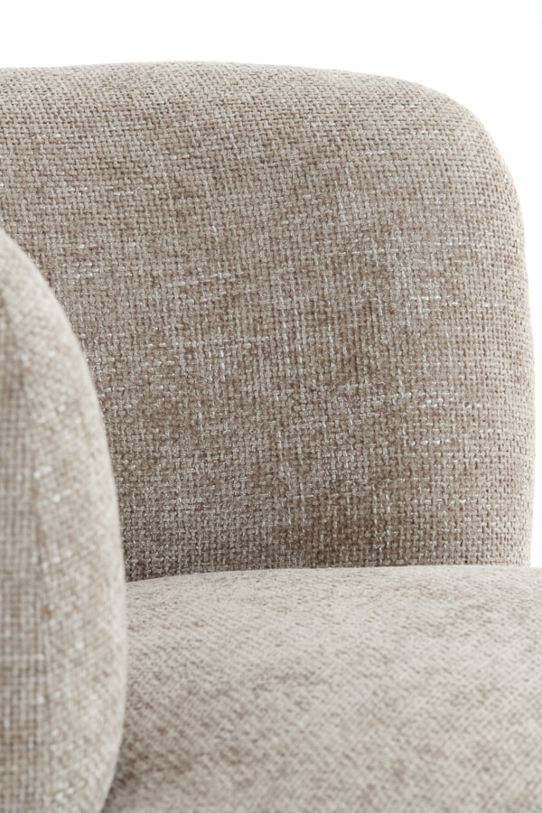 Light & Living Fauteuil 'Zenica' kleur Lichtbruin