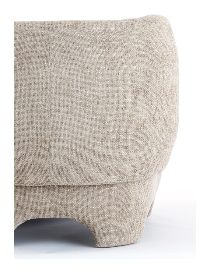 Light & Living Fauteuil 'Zenica' kleur Lichtbruin