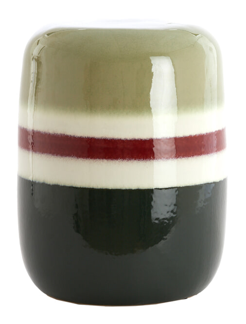 Light & Living Bijzettafel 'Franca' Keramiek, 34cm, kleur Groen