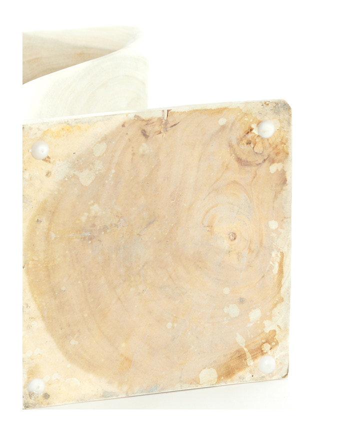 Light & Living Bijzettafel 'Muhan' 30 x 30cm, kleur Naturel