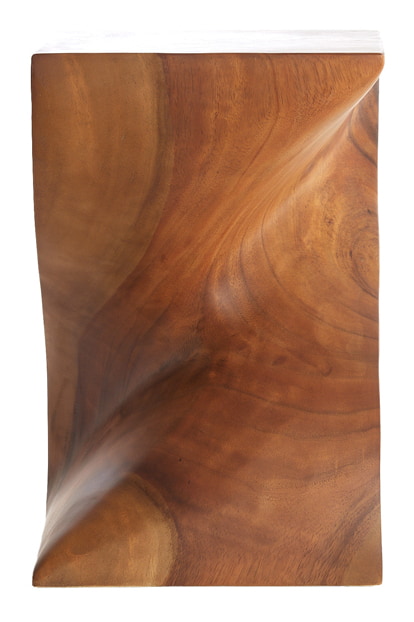 Light & Living Bijzettafel 'Muhan' Suarhout, 30 x 30cm, kleur Bruin