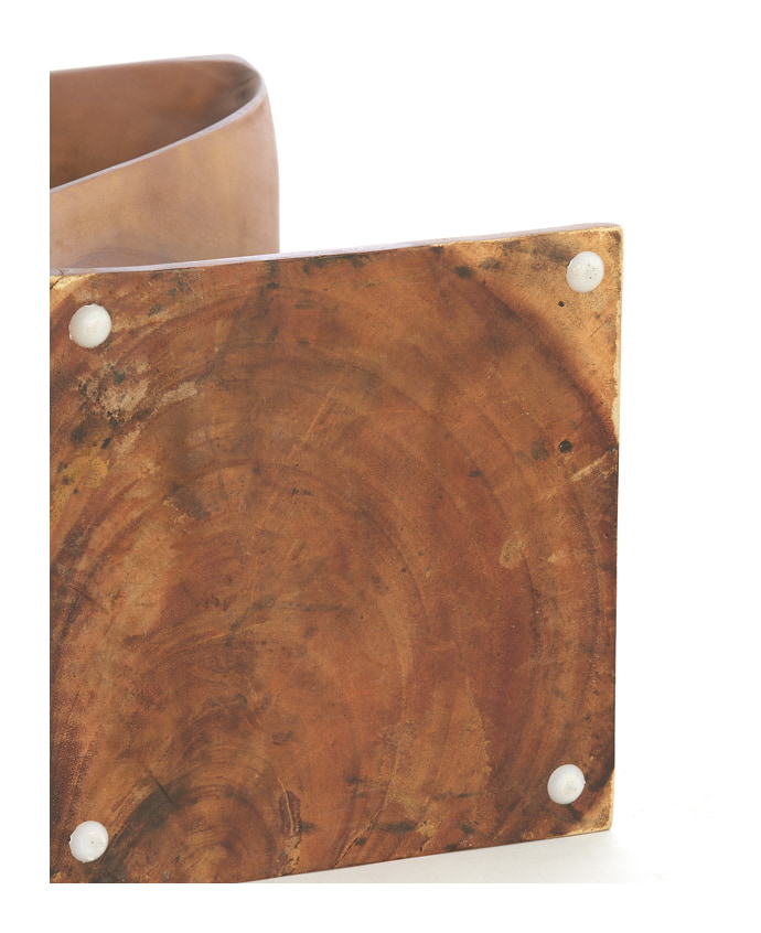 Light & Living Bijzettafel 'Muhan' Suarhout, 30 x 30cm, kleur Bruin