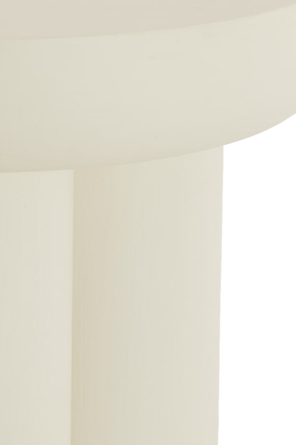 Light & Living Bijzettafel 'Mizuho' 50cm, kleur Crème