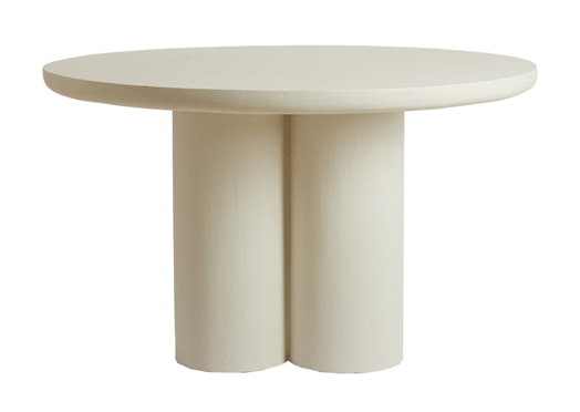 Light & Living Ronde Eettafel 'Mizuho' 130cm, kleur Crème