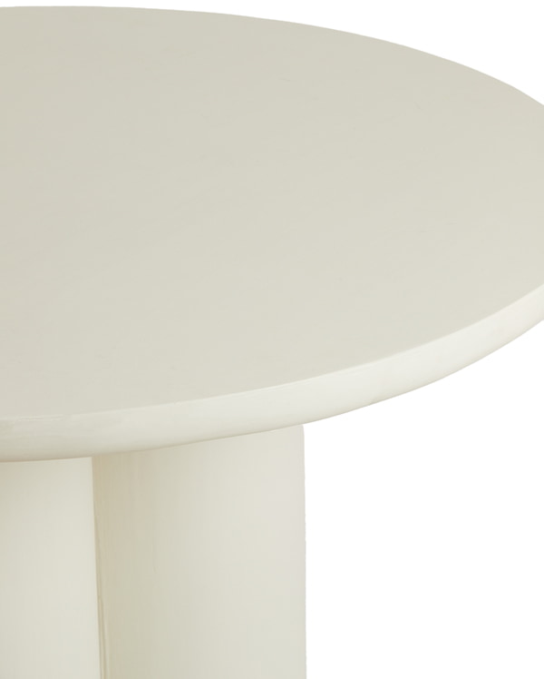 Light & Living Ronde Eettafel 'Mizuho' 130cm, kleur Crème