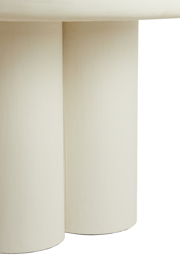 Light & Living Ronde Eettafel 'Mizuho' 130cm, kleur Crème