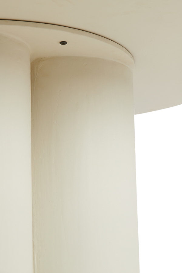 Light & Living Ronde Eettafel 'Mizuho' 130cm, kleur Crème