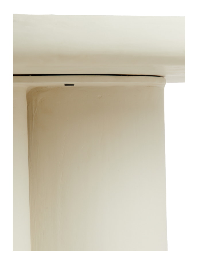 Light & Living Ronde Eettafel 'Mizuho' 130cm, kleur Crème