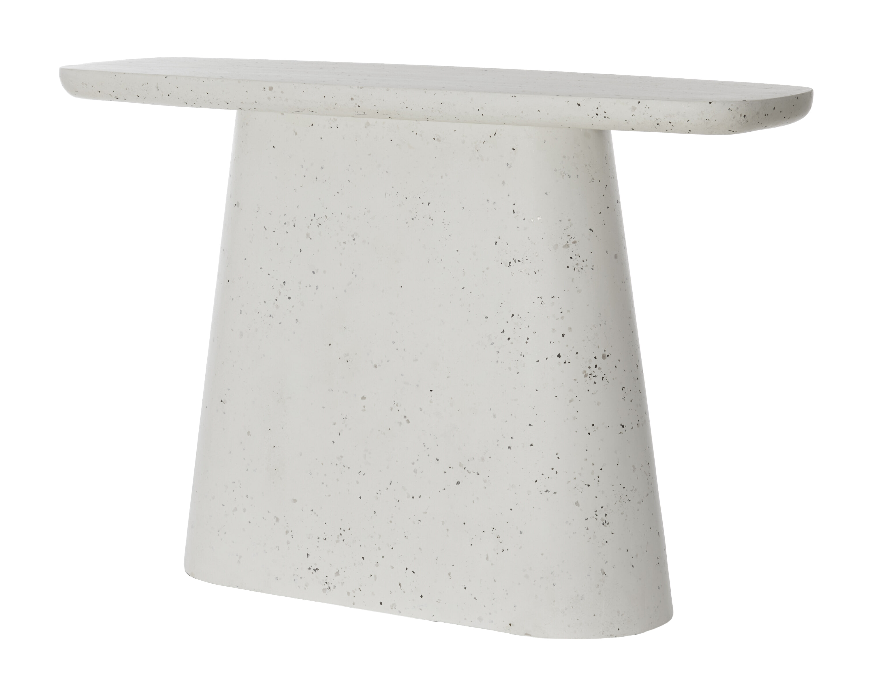 Light & Living Deens Ovale Sidetable 'Hamura' Terrazzo, 120cm