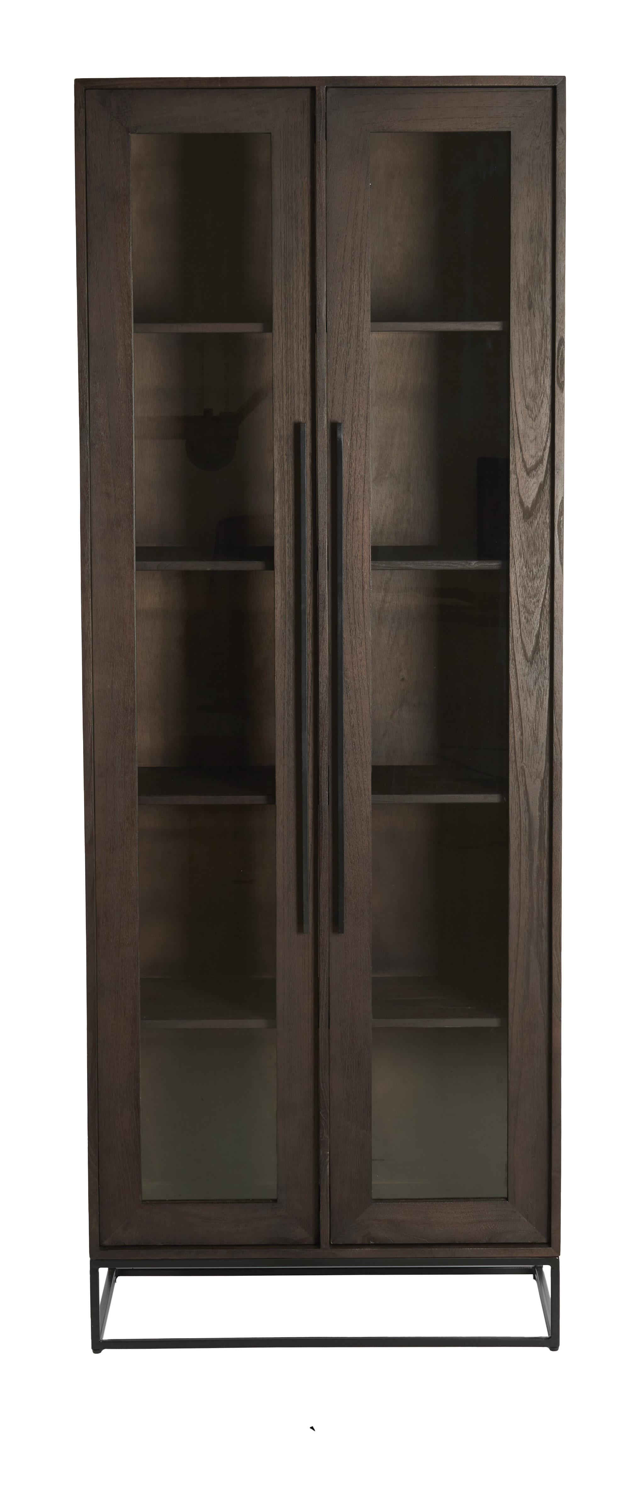 Light & Living Vitrinekast Lilian Mindihout, 200 x 75cm - Bruin