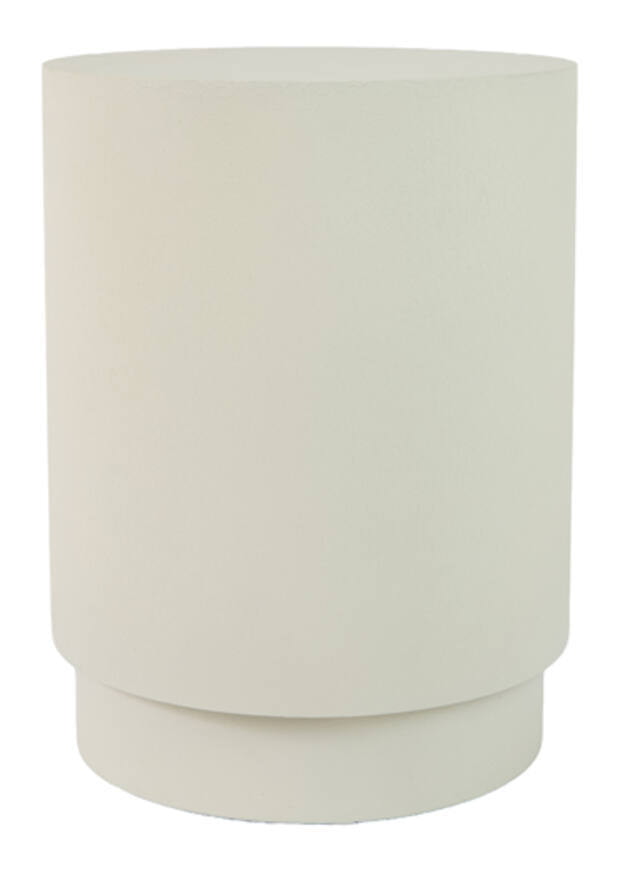 Light & Living Bijzettafel Alarios Ø30cm - Crème - Rond