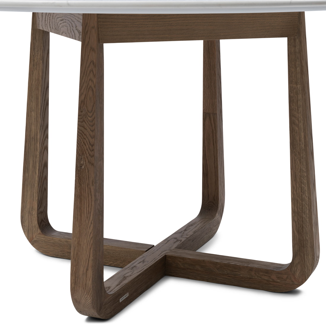 Rivièra Maison Ronde Eettafel 'Casone' Marmer en eikenhout, 140cm