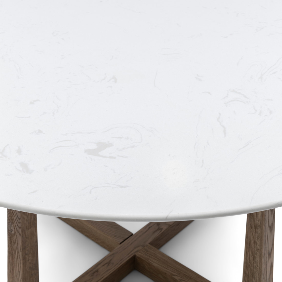 Rivièra Maison Ronde Eettafel 'Casone' Marmer en eikenhout, 140cm
