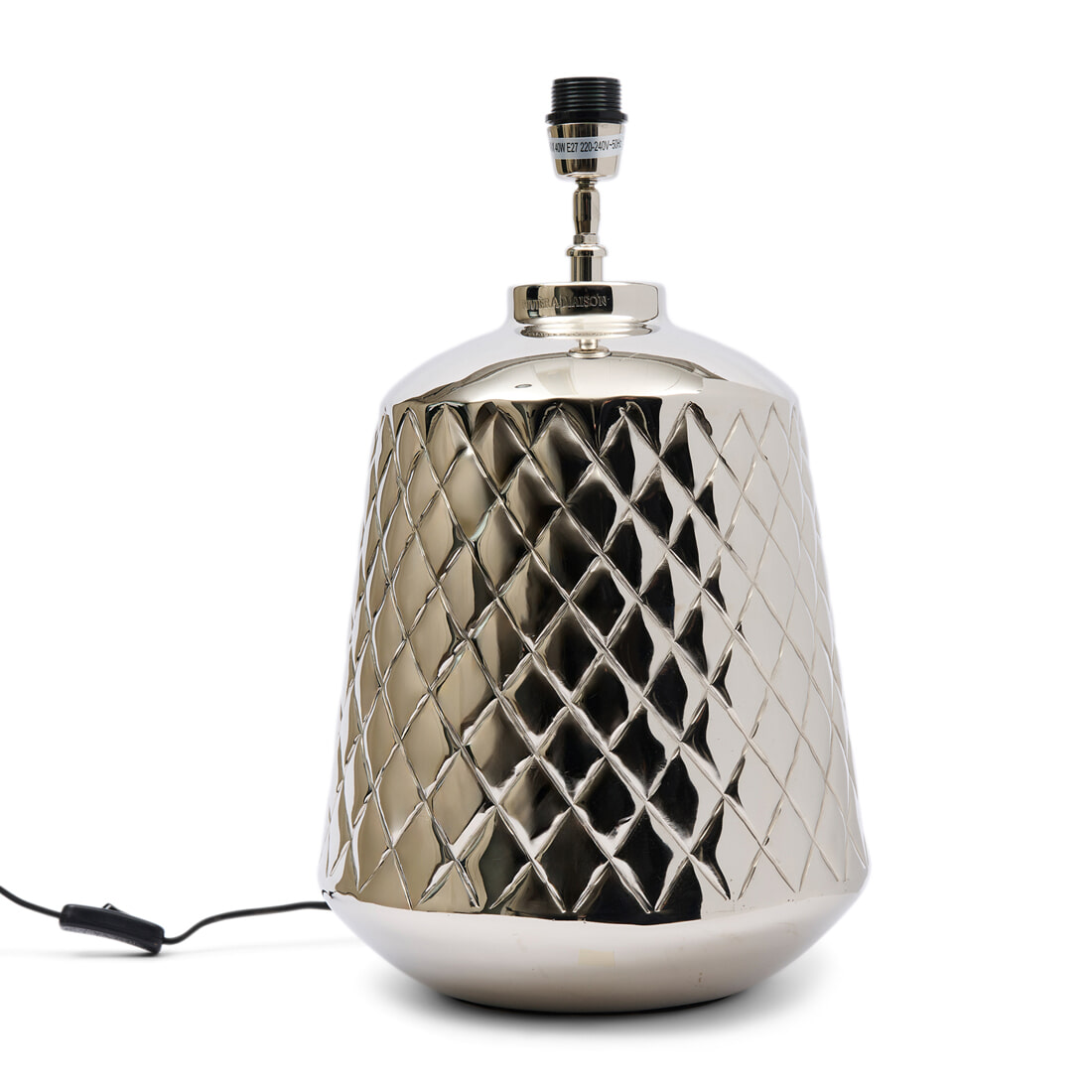 Rivièra Maison Tafellamp 'Maribel' Aluminium, 41cm (excl. kap)