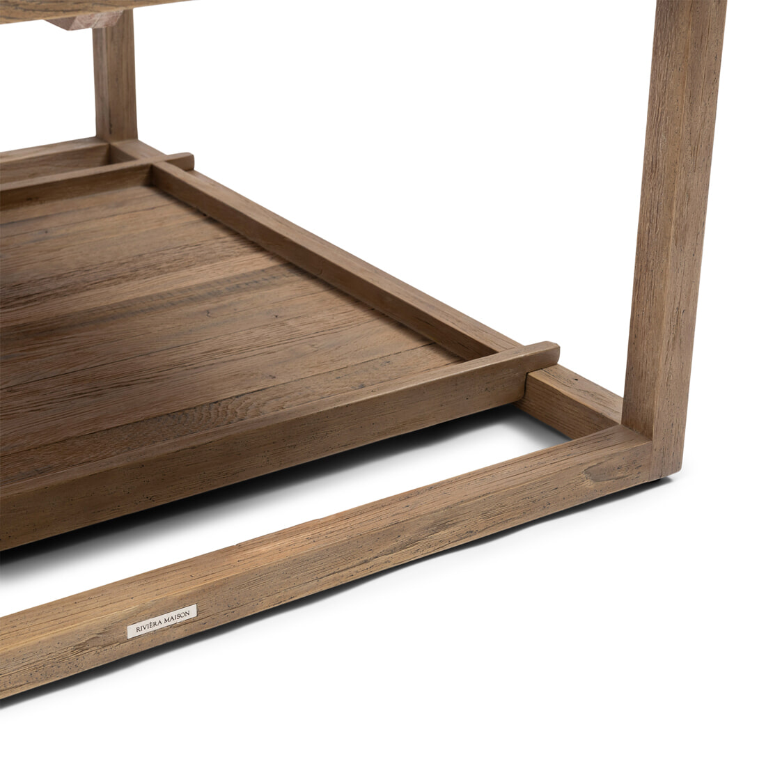 Rivièra Maison Salontafel 'Fraser Island' Eikenhout, 90 x 90cm