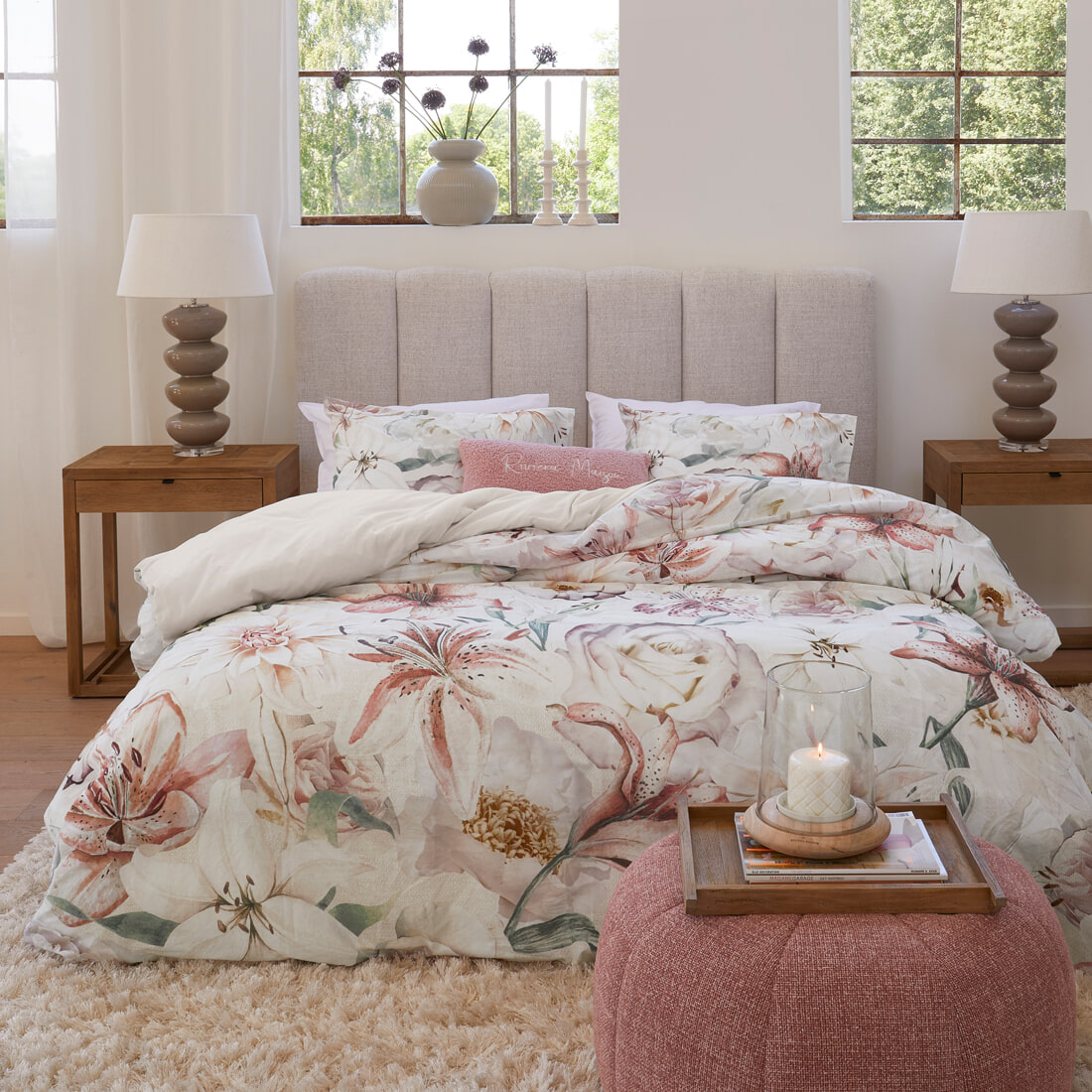 Rivièra Maison Nachtkastje 'Fraser Island' Eikenhout, Met 1 lade