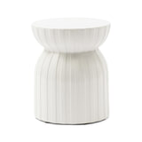 Rivièra Maison Bijzettafel 'Sintra' Keramiek, kleur Pure White
