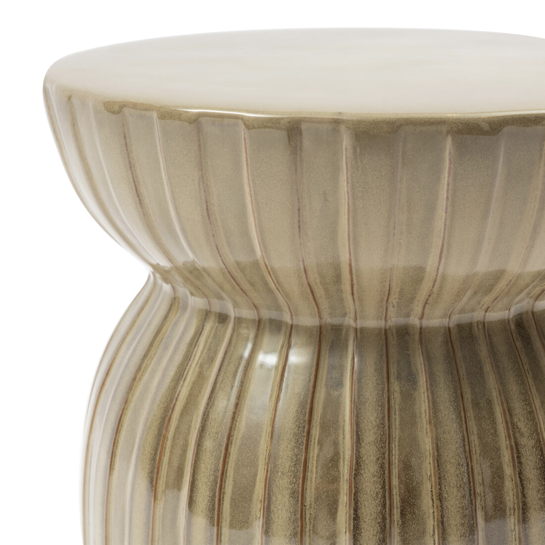Rivièra Maison Bijzettafel 'Sintra' Keramiek, kleur Urban Olive