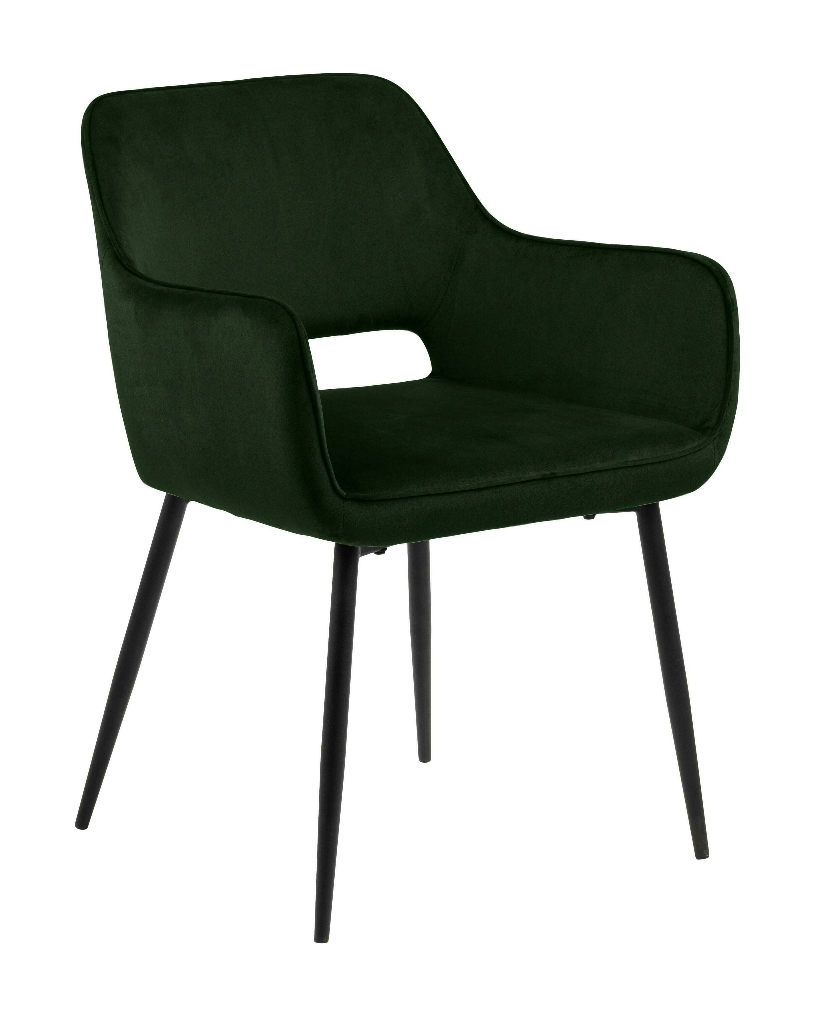 Bendt Eetkamerstoel 'Wender' Velvet, kleur Olijfgroen