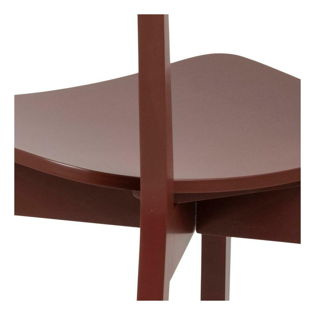 Bendt Houten Eetkamerstoel 'Torkil' kleur Terracotta