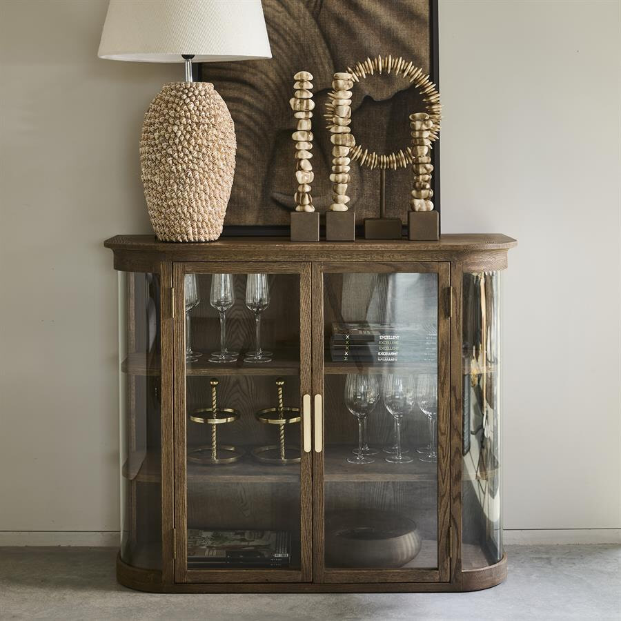 Rivièra Maison Dressoir Waldorf Eikenhout, 110 x 110cm - Bruin
