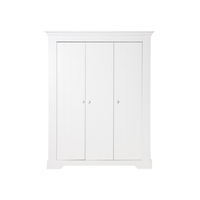 Bopita Kledingkast 'Narbonne' 3-deurs, kleur wit