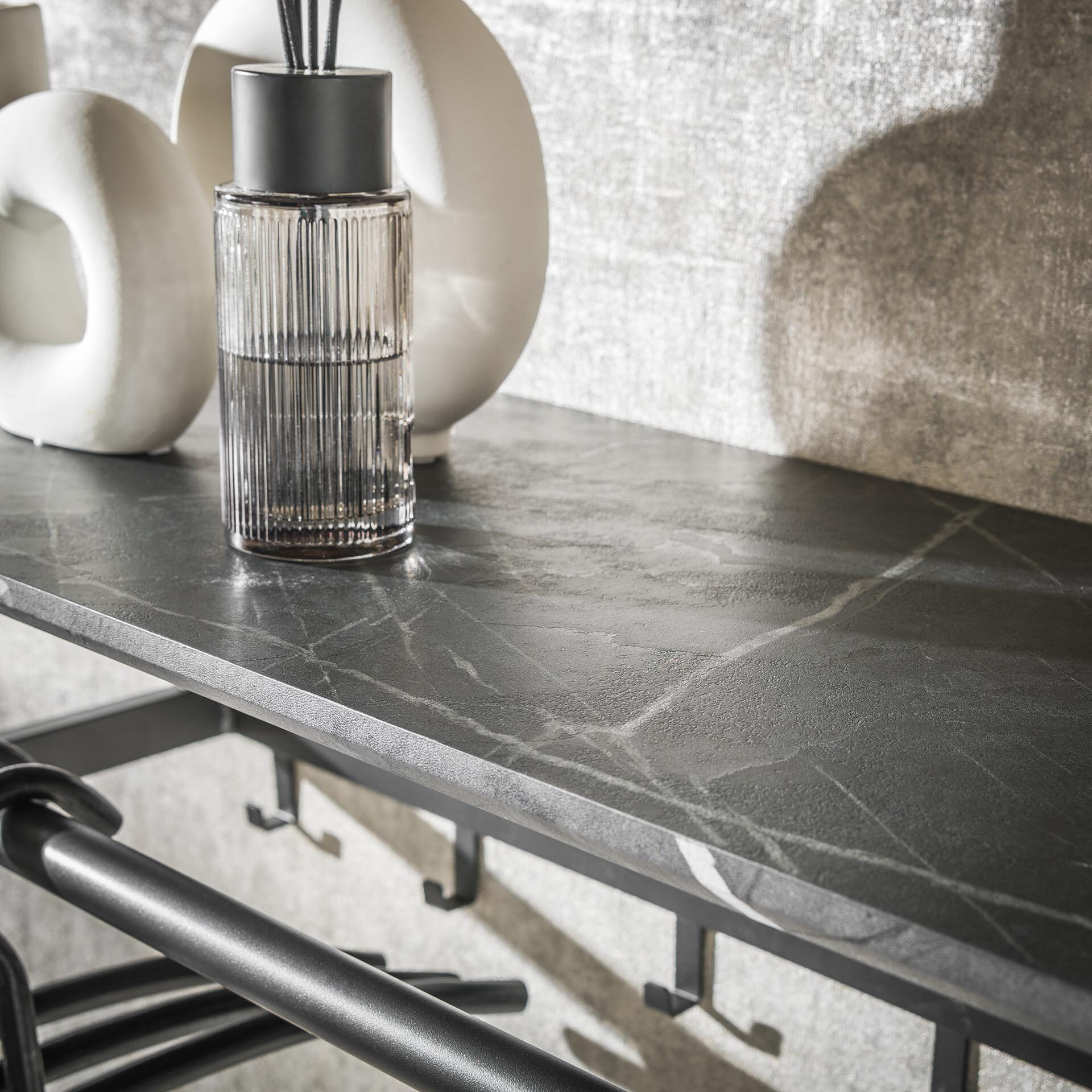 LifestyleFurn Kapstok 'Craige' Keramiek look, Met 6 haken