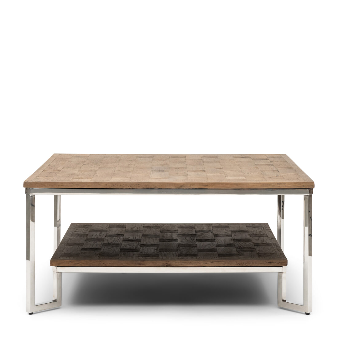 Rivièra Maison Salontafel South End Eikenhout, 90 x 90cm - Bruin