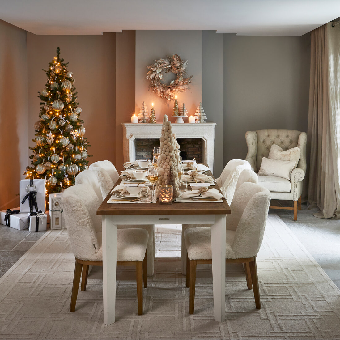 Rivièra Maison Eettafel 'Xavier' Eikenhout en populierenhout, 180 x 90cm