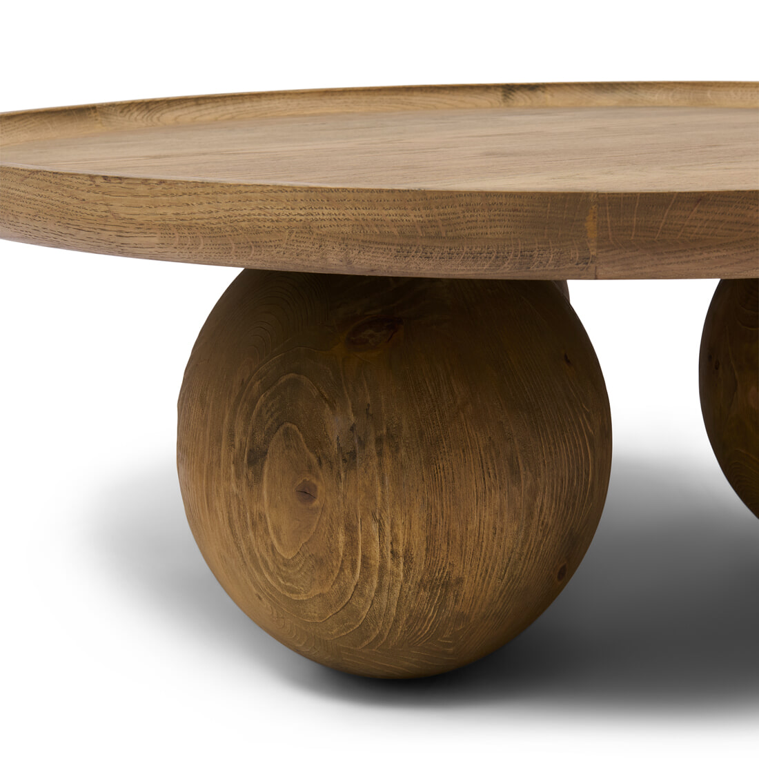 Rivièra Maison Ronde Salontafel 'Rockefeller' Eikenhout, 100cm