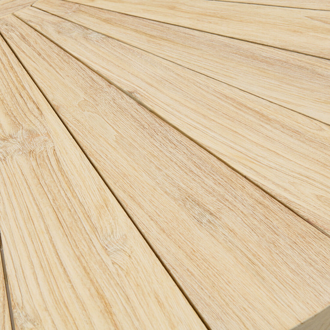 Rivièra Maison Ronde Tuintafel 'Saint Tropez' Teakhout en touw, 140cm