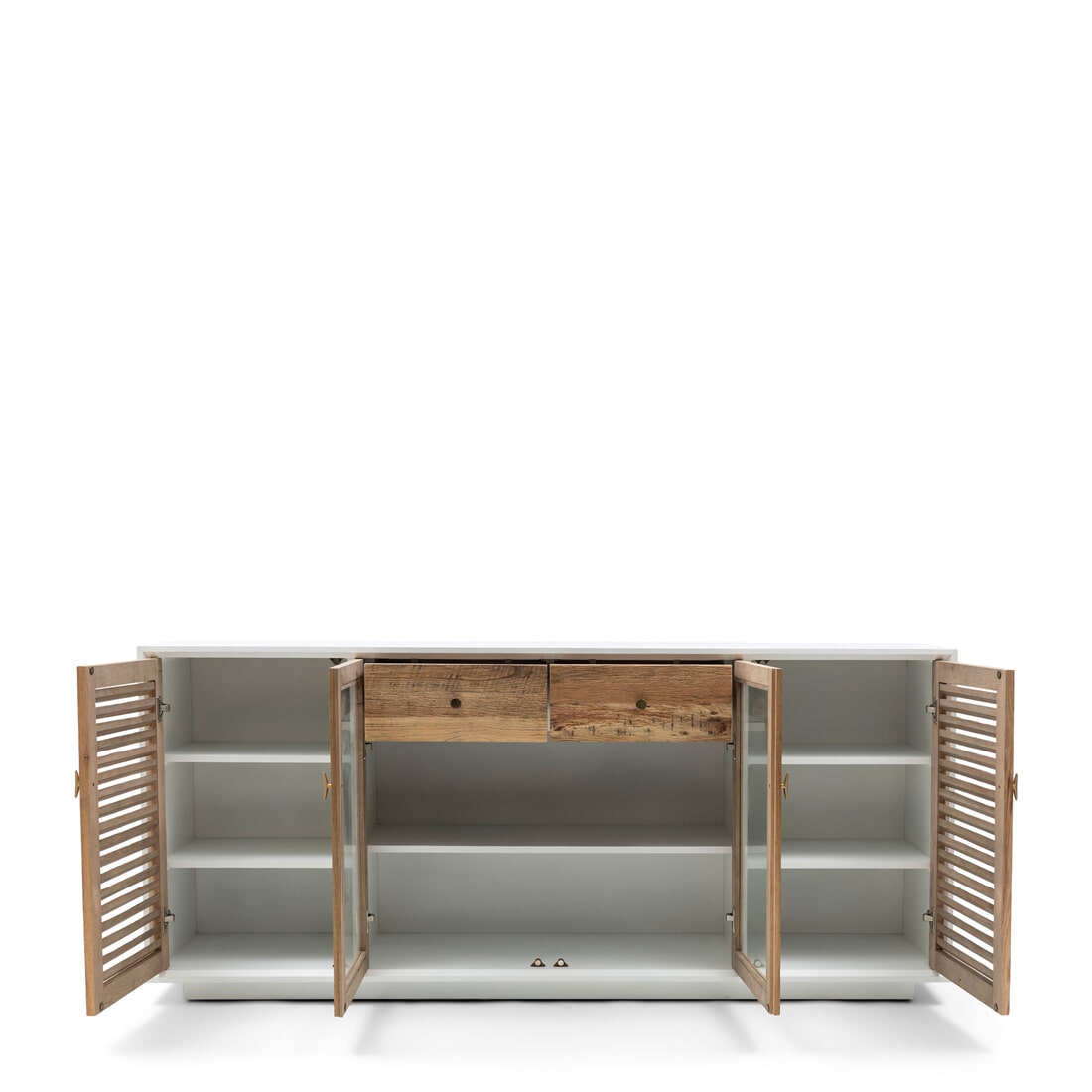 Rivièra Maison Dressoir 'Lake House' Eikenhout en glas, 194cm