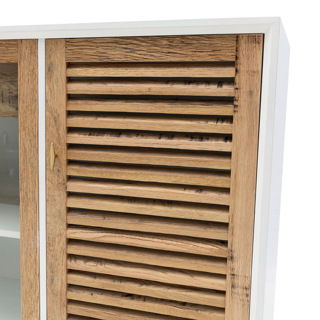 Rivièra Maison Dressoir 'Lake House' Eikenhout en glas, 194cm