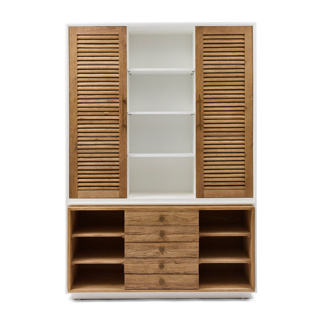 Rivièra Maison Buffetkast Lake House Eikenhout, 230 x 156cm - Bruin