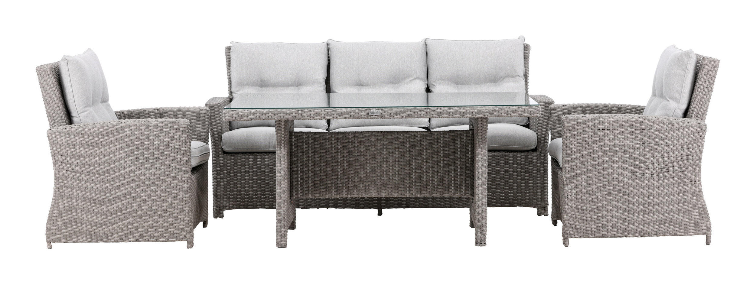 Nohr Loungeset 'Sanuel' Met bank, 2 loungestoelen en tafel