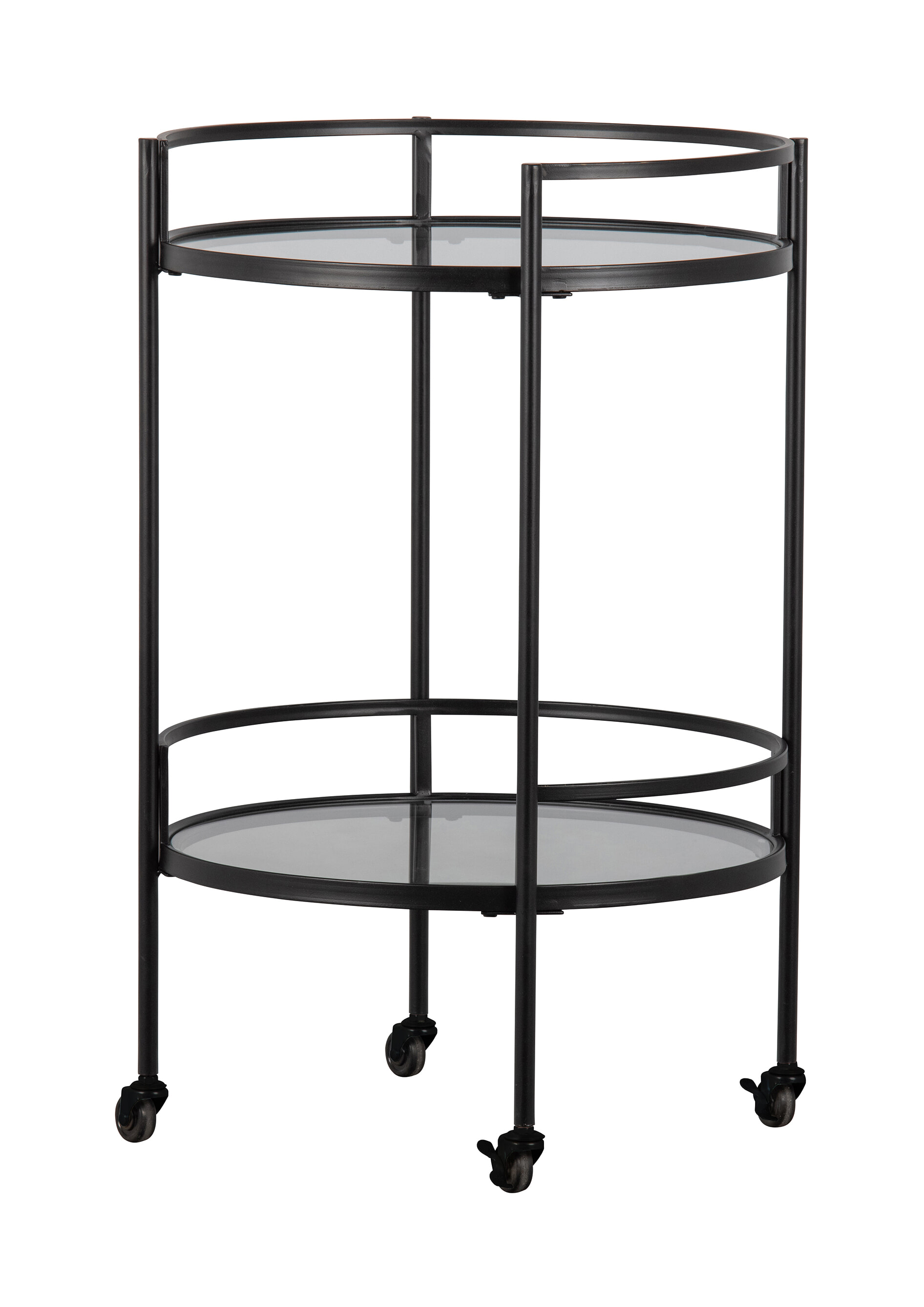 WOOOD Exclusive Trolley 'Zora' Op wielen, kleur Zwart WOOOD Exclusive Trolley 'Zora' Op wielen, kleur Zwart