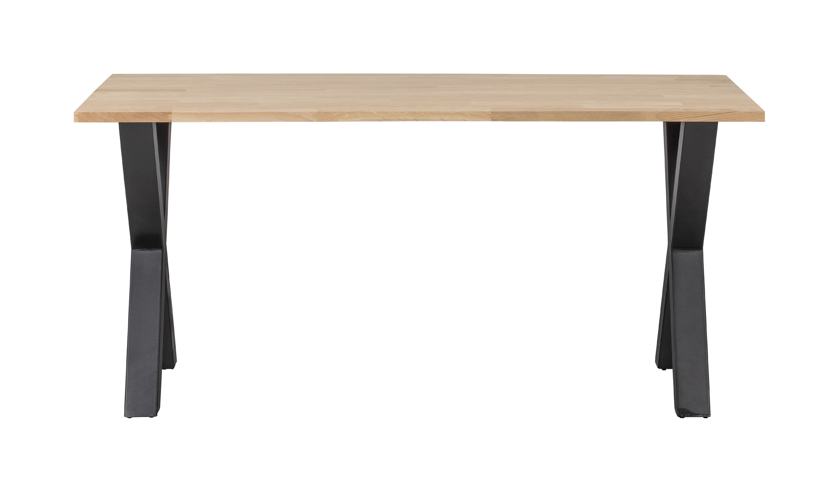 WOOOD Eettafel 'Tablo' met X-poot, 180 x 90cm