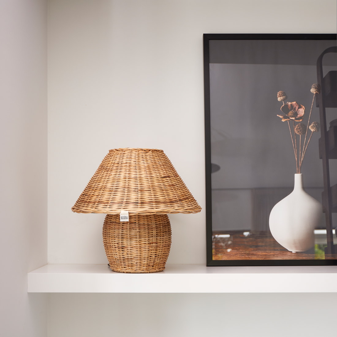 Rivièra Maison Tafellamp 'Ames' Pitriet, 40cm
