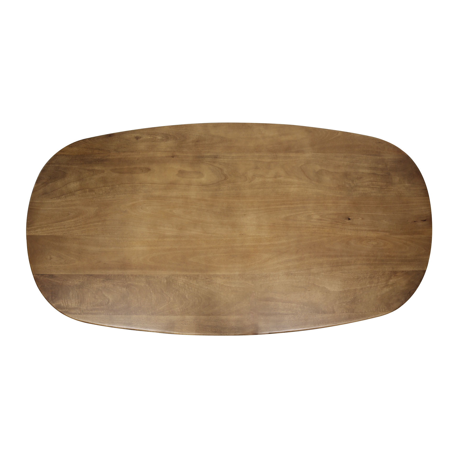 LifestyleFurn Deens Ovale Eettafel 'Syeda' Mangohout, 215 x 105cm