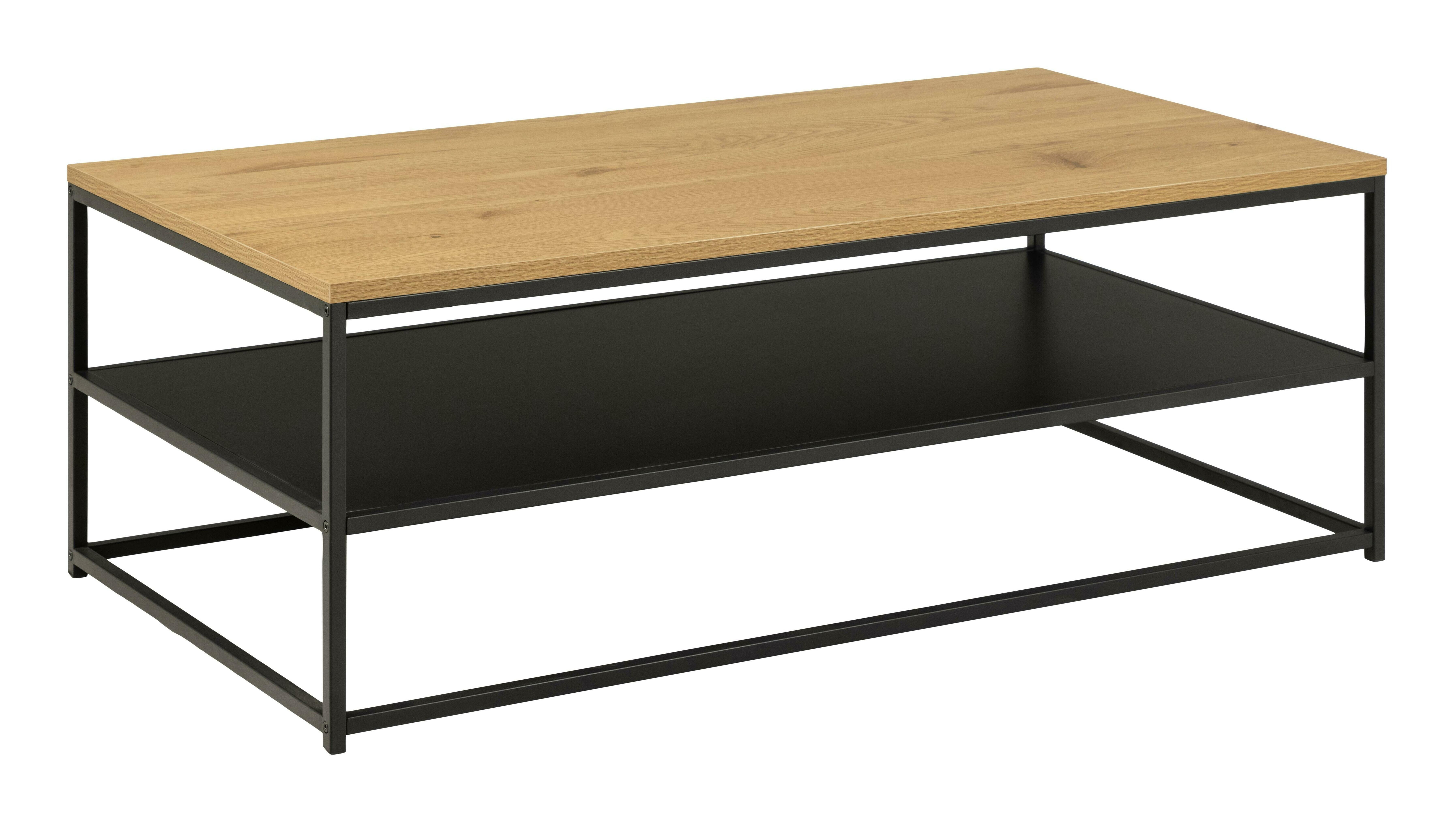 Sohome Salontafel Bryne - Eiken en metaal - 120 x 60cm