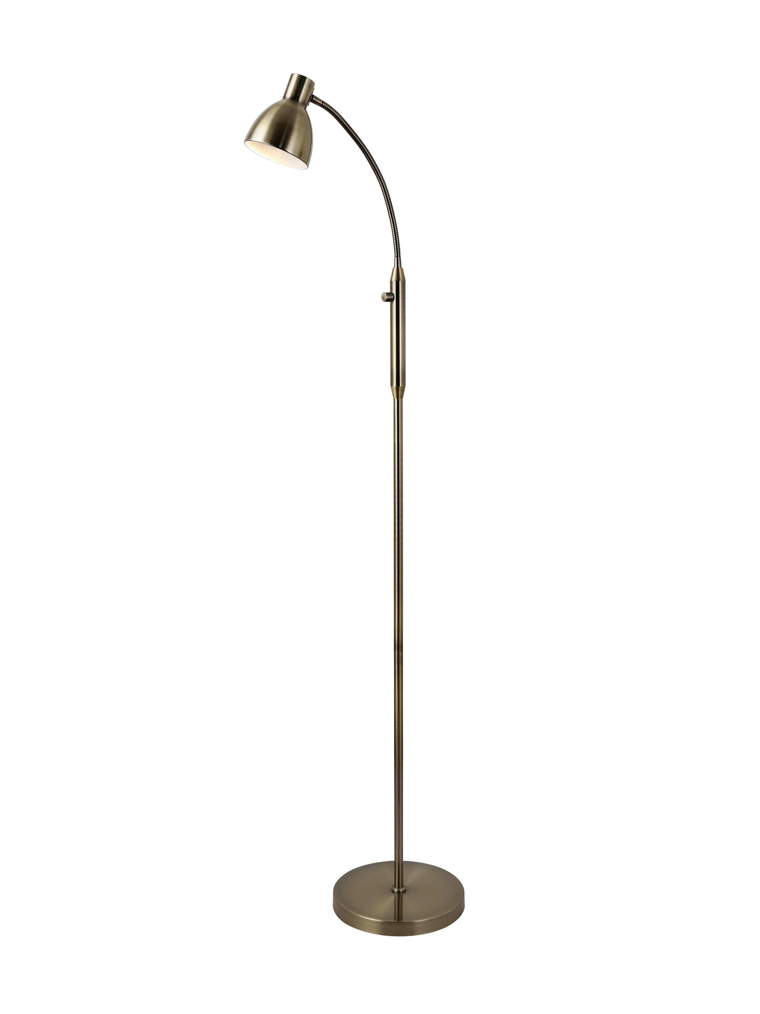 Halo Design Vloerlamp Hudson 135cm - Antique Brass
