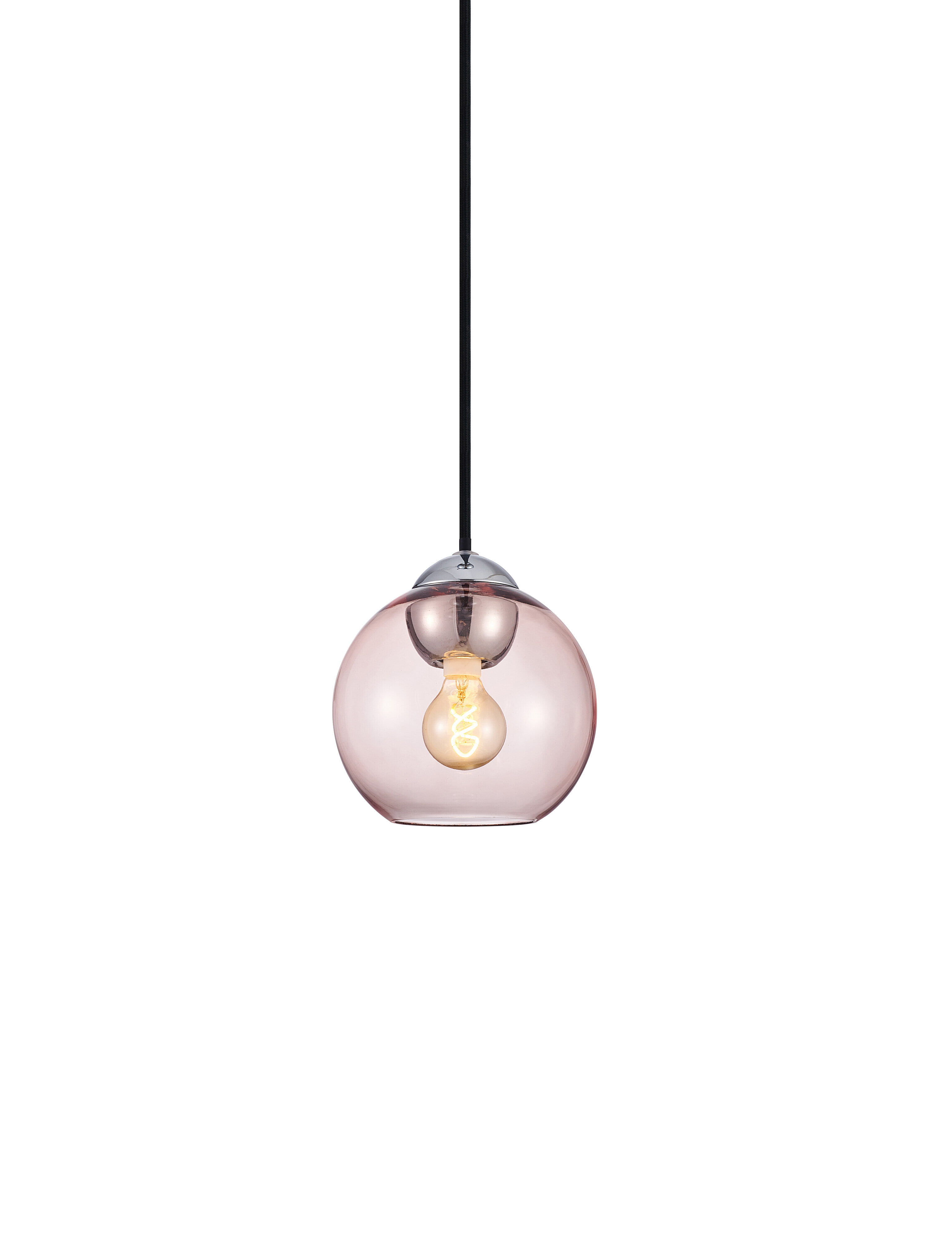 Halo Design Hanglamp 'Bubbles' Ø14cm, kleur Rose