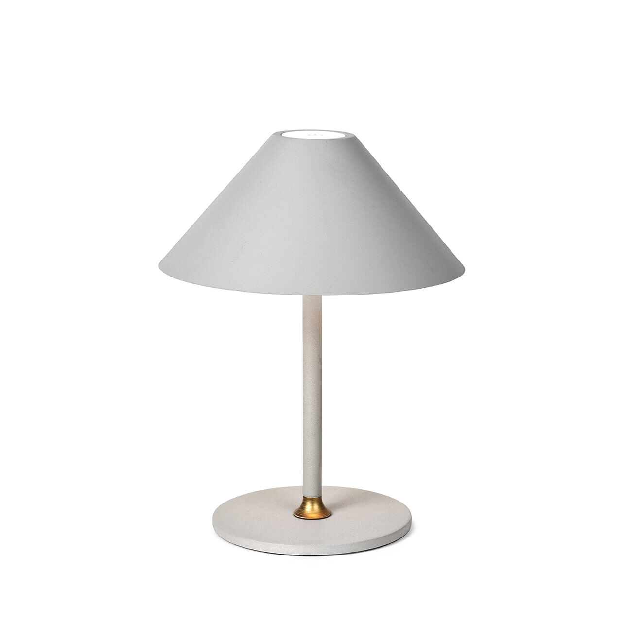 Halo Design Tafellamp 'Hygge' Oplaadbaar, 19cm, kleur Lichtgrijs