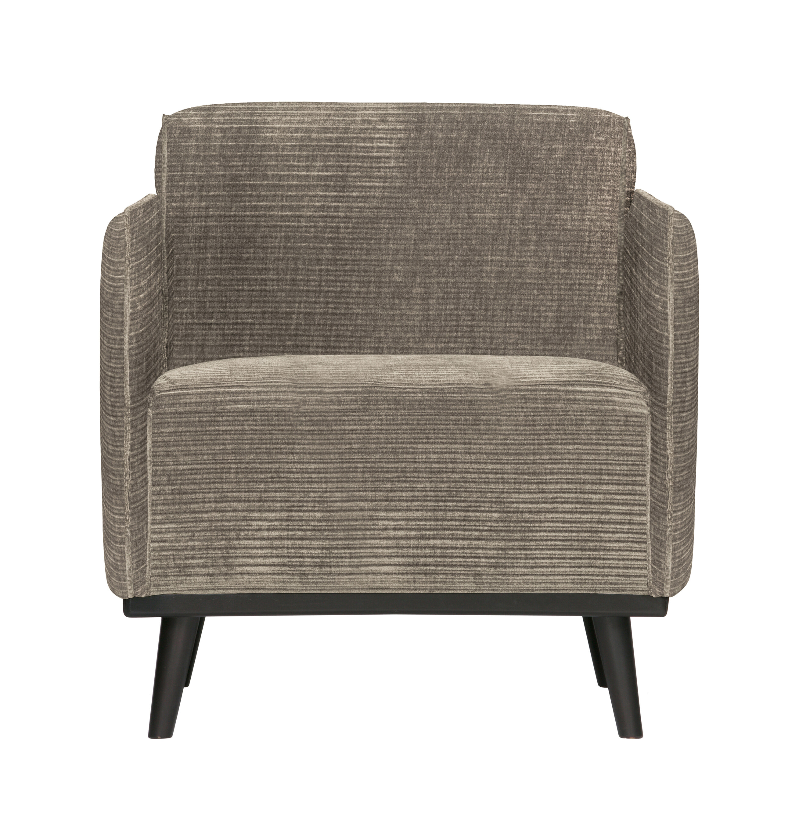 WOOOD Fauteuil 'Statement' Met Armleuning, Rib, kleur Clay